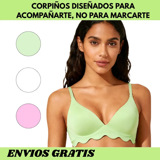 PROMO 3X1  - CORPIÑO SEGUNDA PIEL CON ONDAS