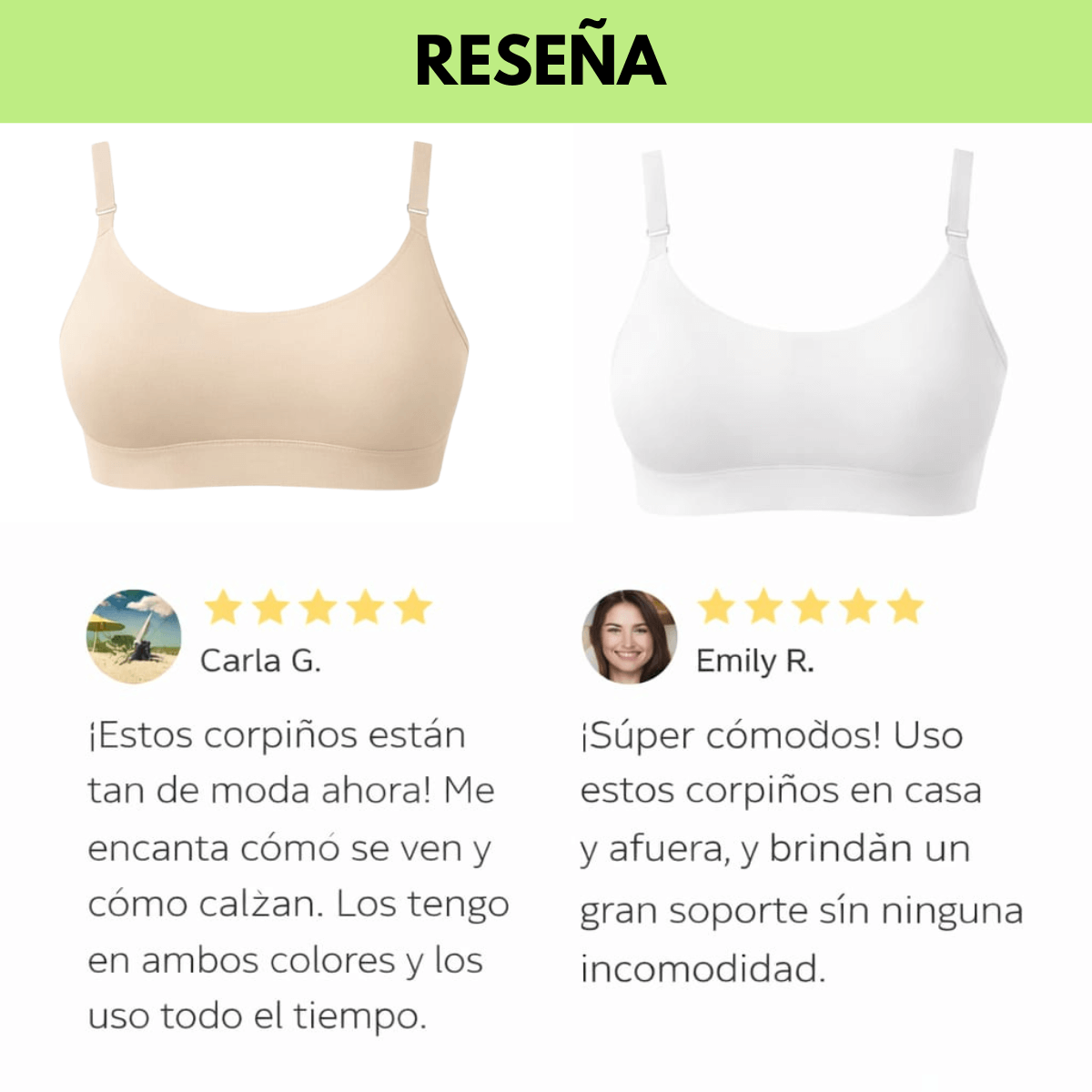 PROMO 3X1 CORPIÑO SEGUNDA PIEL - CORTE C